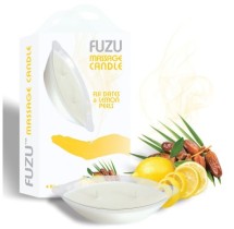 Fuzu Massage Candle-Fiji Dates & lemon Peels
